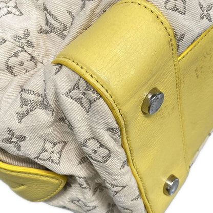 Louis Vuitton Handbag Monogram Denim Speedy Round M40709 Jeanne