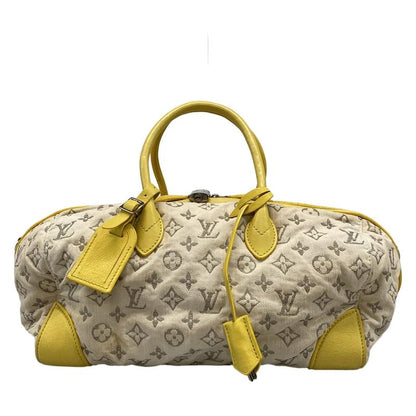 Louis Vuitton Handbag Monogram Denim Speedy Round M40709 Jeanne