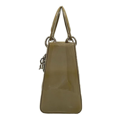 Dior Christian Dior Handbag Lady Dior Medium Bag M0550pvrp Gray Leather