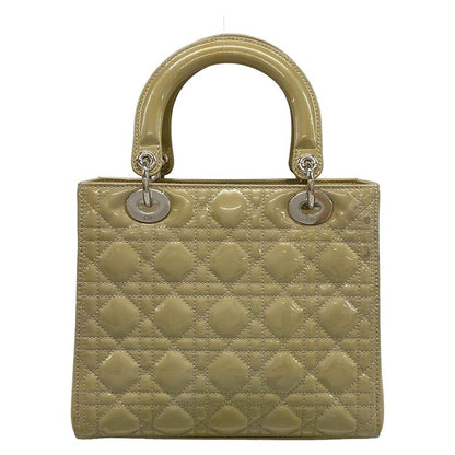 Dior Christian Dior Handbag Lady Dior Medium Bag M0550pvrp Gray Leather