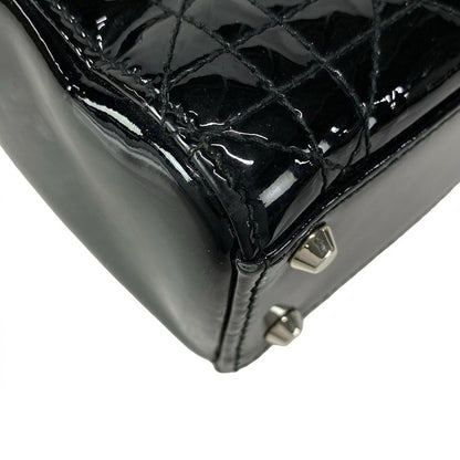 Dior Christian Dior Handbag Lady Dior Mini Bag Black Leather