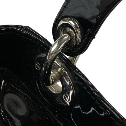 Dior Christian Dior Handbag Lady Dior Mini Bag Black Leather