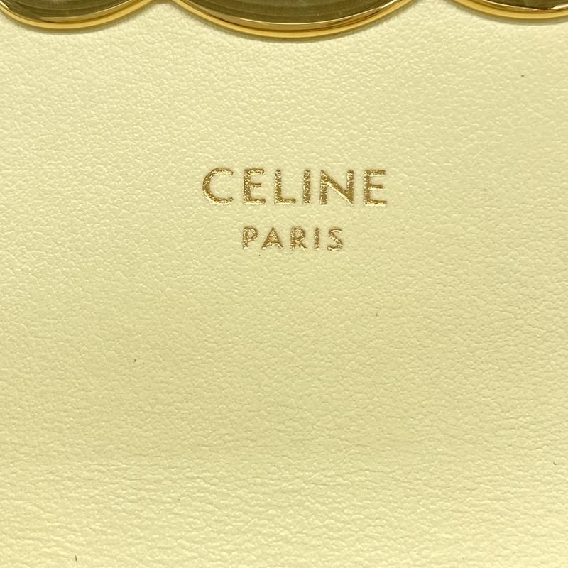 Celine Shoulder Bag Excellent Condition Mini Claude Light Yellow