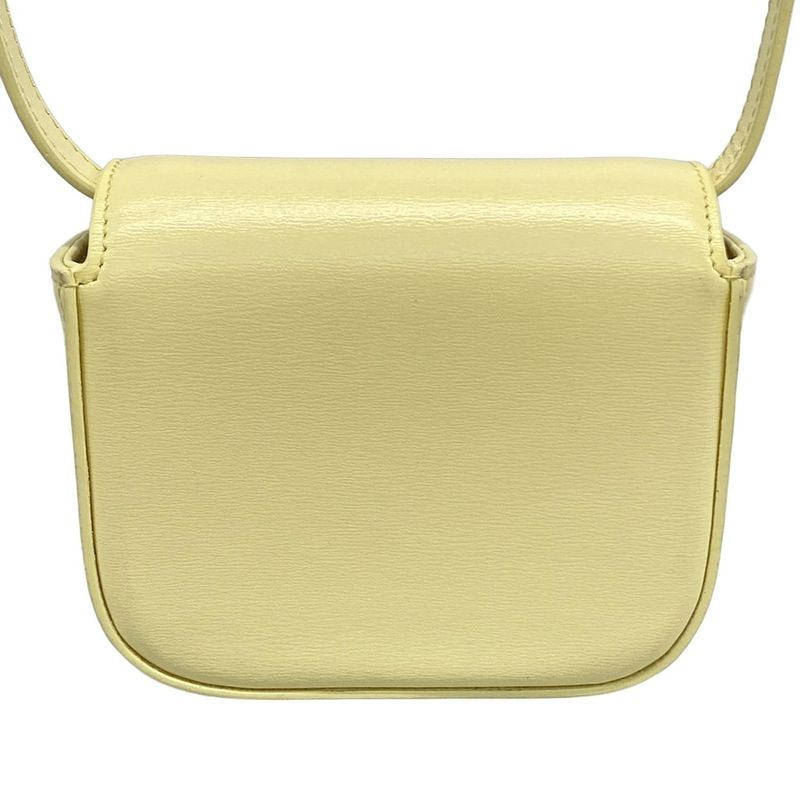 Celine Shoulder Bag Excellent Condition Mini Claude Light Yellow