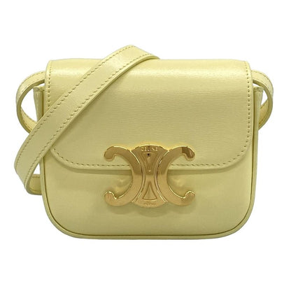 Celine Shoulder Bag Excellent Condition Mini Claude Light Yellow