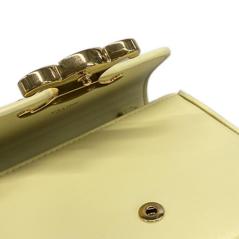 Celine Shoulder Bag Excellent Condition Mini Claude Light Yellow