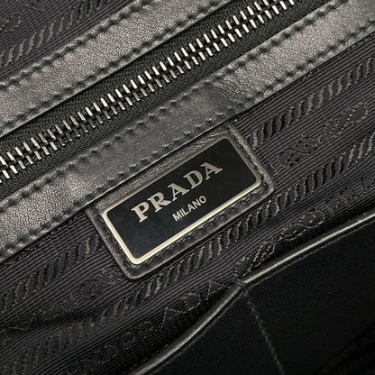 Prada Backpack Sac - 2vz011 Black Leather