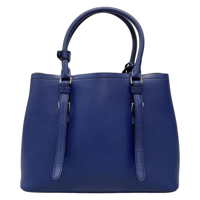 Prada Tote Bag - Blue Leather