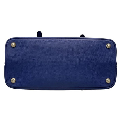 Prada Tote Bag - Blue Leather