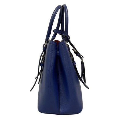 Prada Tote Bag - Blue Leather