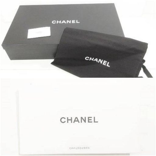 Chanel Excellent Condition Boxed Storage with Bag Leather Long Boots Shoes Heel