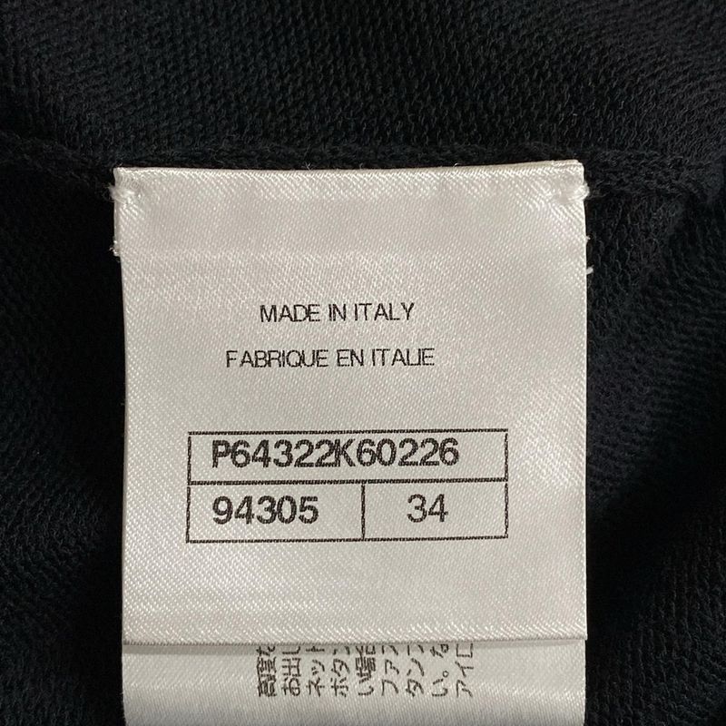 Chanel Long Sleeve Sweater Size 34 S Women - P64322 Black Lace Knitting Pearl