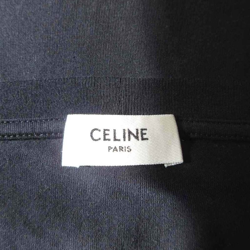 Celine Excellent Condition 23ss Triomphe Cropped T-Shirt Print Sleeveless Cut