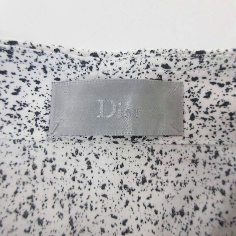 Dior Homme Dior Homme Spray Pattern Shirt Ribbed Wing Regular Collar Long
