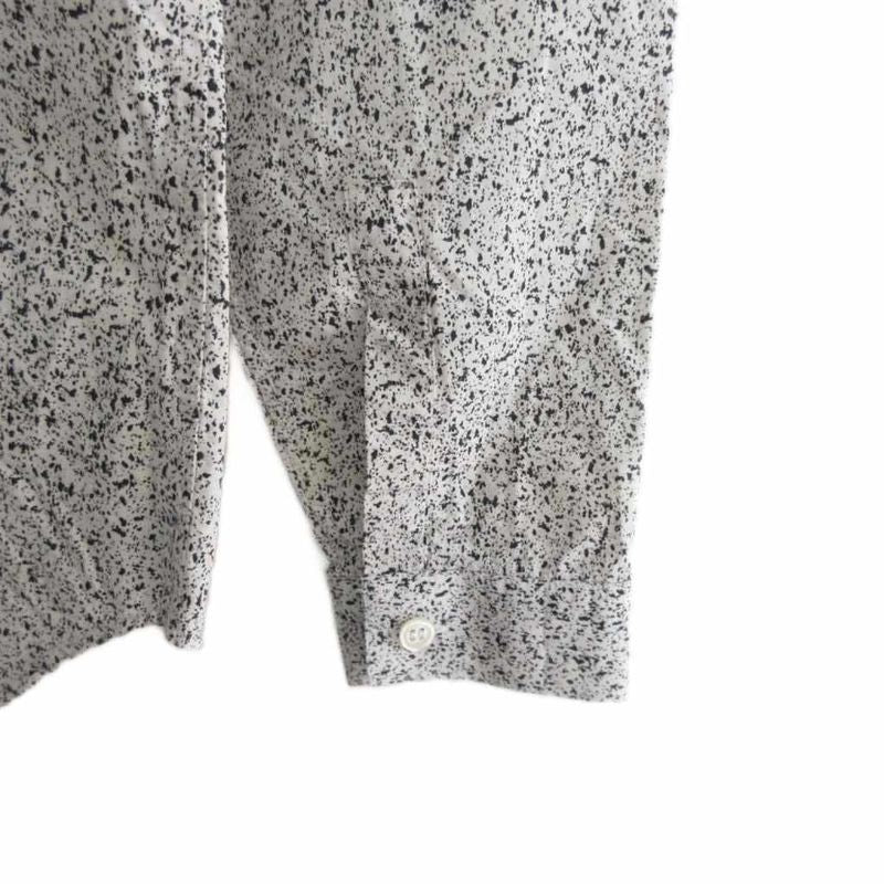 Dior Homme Dior Homme Spray Pattern Shirt Ribbed Wing Regular Collar Long