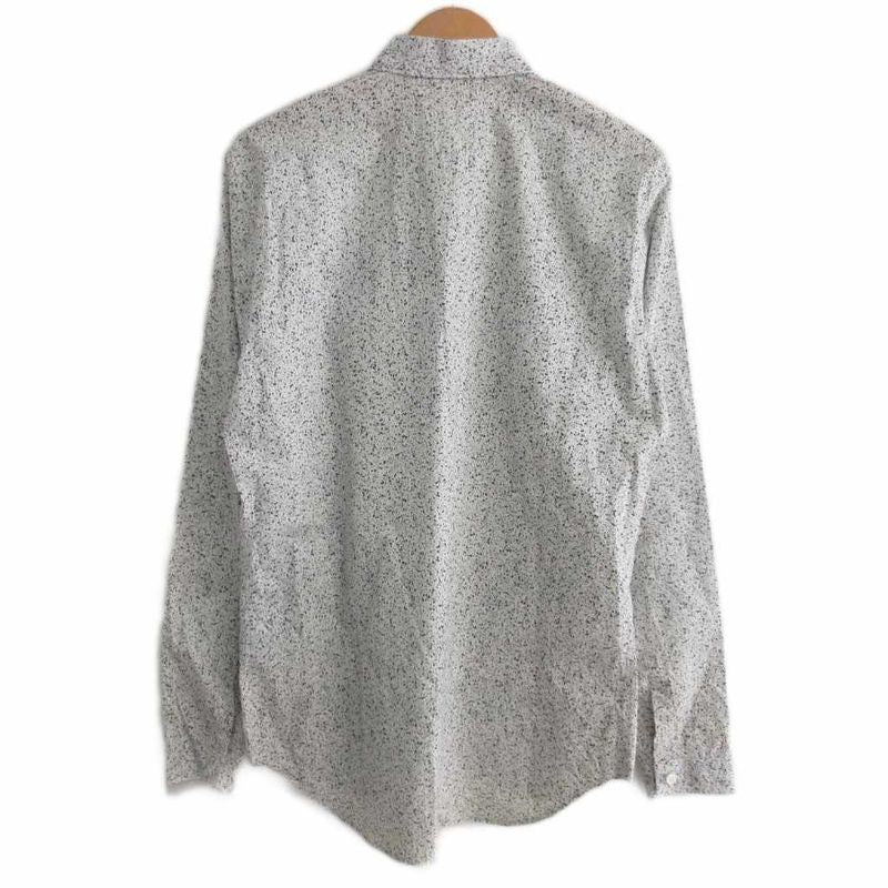 Dior Homme Dior Homme Spray Pattern Shirt Ribbed Wing Regular Collar Long