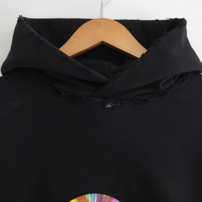 Balenciaga Tagged 24ss Valentine CD Hoodie Valentine Sweatshirt Hoodie Damaged