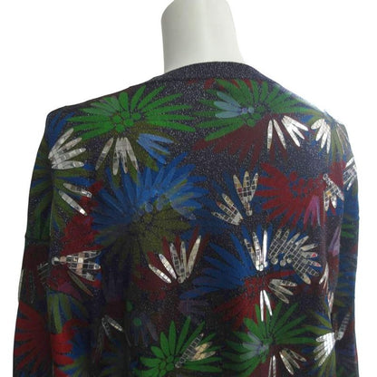 Chanel Excellent Condition 17c Cuba Cruise Collection Look58 Floral Sweater