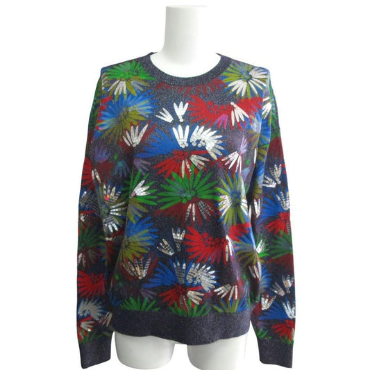 Chanel Excellent Condition 17c Cuba Cruise Collection Look58 Floral Sweater