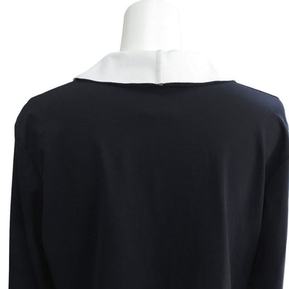 Chanel 03c Cruise Collection Bicolor Jersey Knit Satin Jacket Coco Mark Button