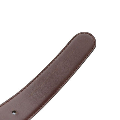 Gucci Belt Gold Hardware Logo Leather Belt Outside Black - Gy18 Mq - OH