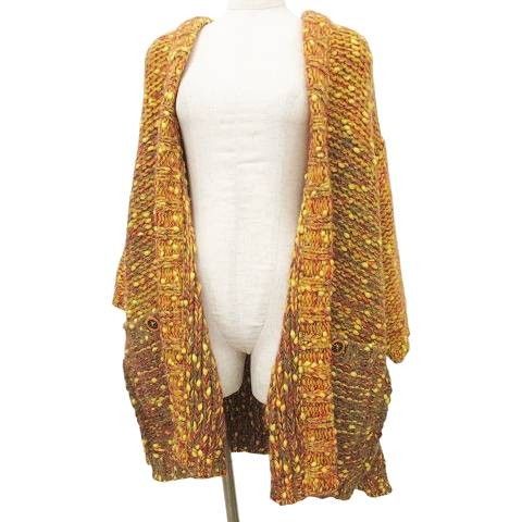 Chanel Excellent Condition Cardigan Alpaca Mohair Mixed Tweed Knit Coat Jacket