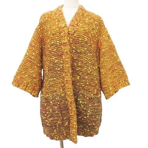 Chanel Excellent Condition Cardigan Alpaca Mohair Mixed Tweed Knit Coat Jacket