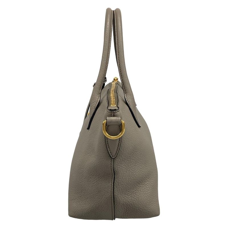 Prada Handbag - 1ba111 Grey Leather