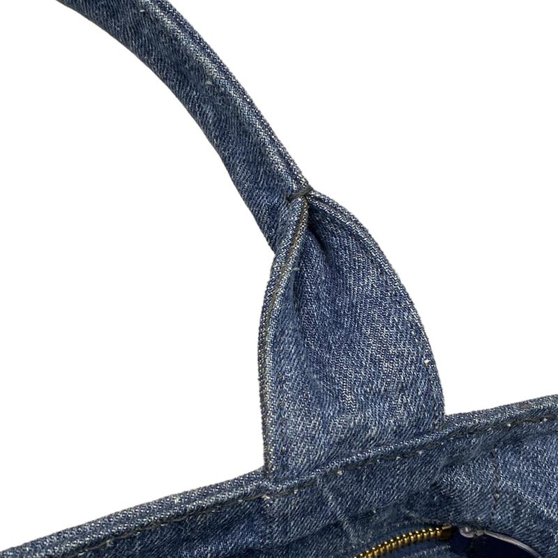 Prada Tote Bag Canapa Navy