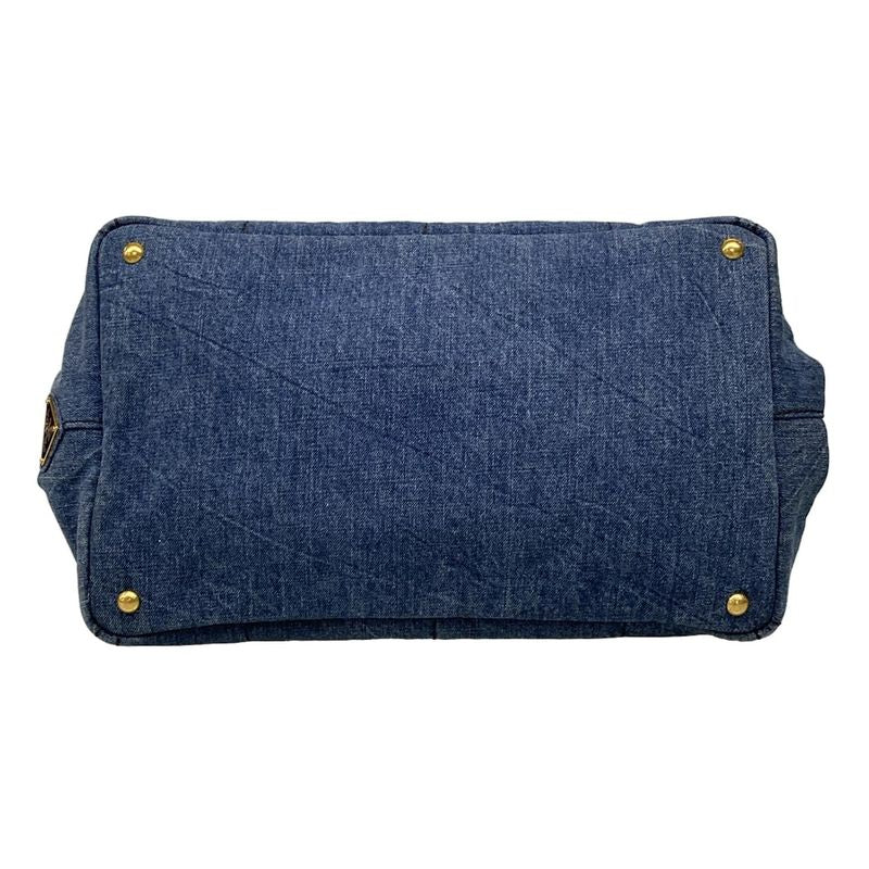 Prada Tote Bag Canapa Navy