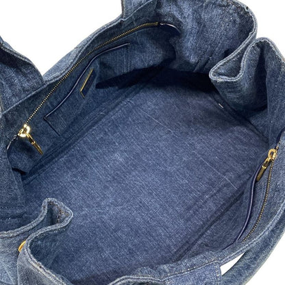 Prada Tote Bag Canapa Navy