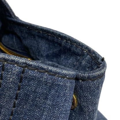 Prada Tote Bag Canapa Navy