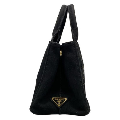 Prada Tote Bag Canapa Black