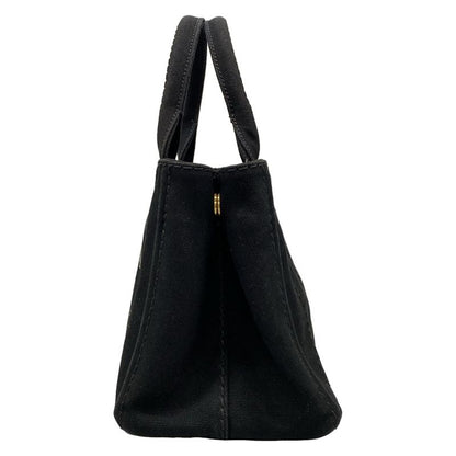 Prada Tote Bag Canapa Black