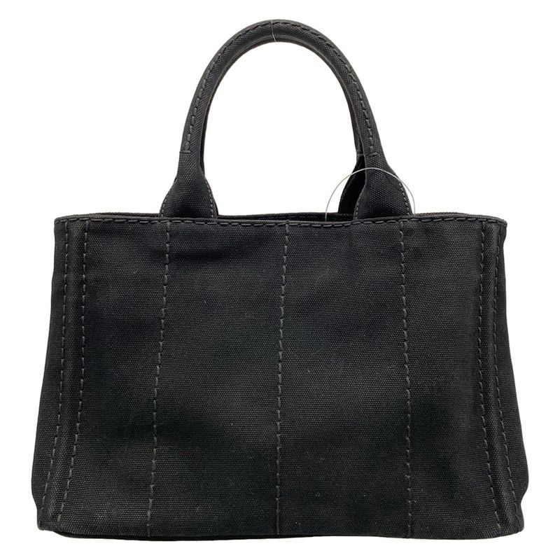 Prada Tote Bag Canapa Black