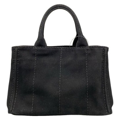 Prada Tote Bag Canapa Black