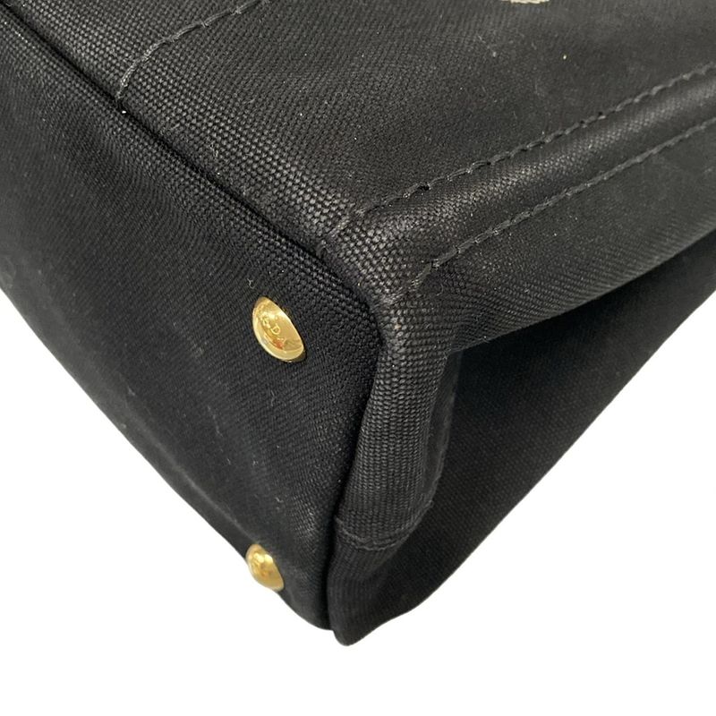 Prada Tote Bag Canapa Black
