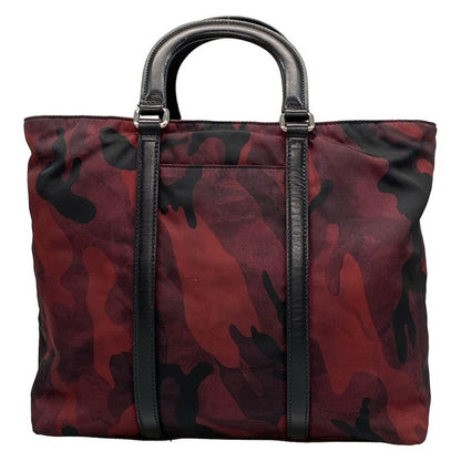 Prada Handbag - Red and Black Camouflage