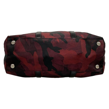Prada Handbag - Red and Black Camouflage