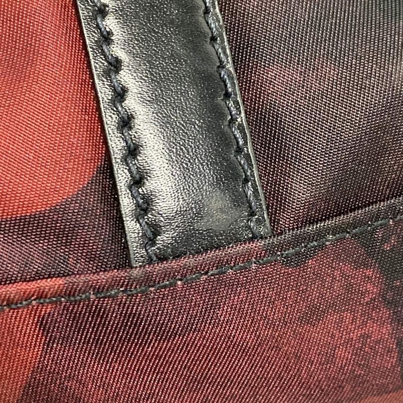 Prada Handbag - Red and Black Camouflage