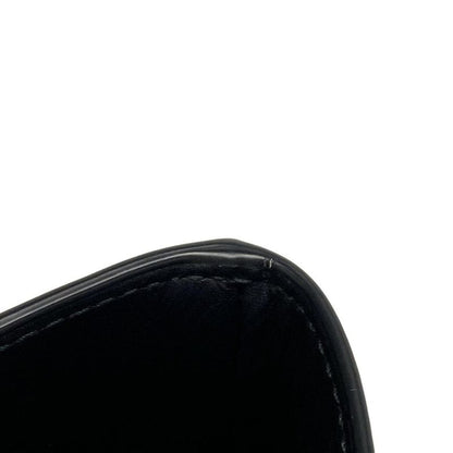 Bottega Veneta Shoulder Bag Excellent Condition Intrecciato Black Leather