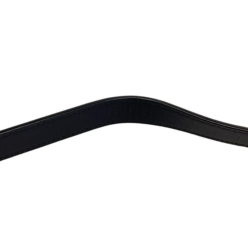 Bottega Veneta Shoulder Bag Excellent Condition Intrecciato Black Leather