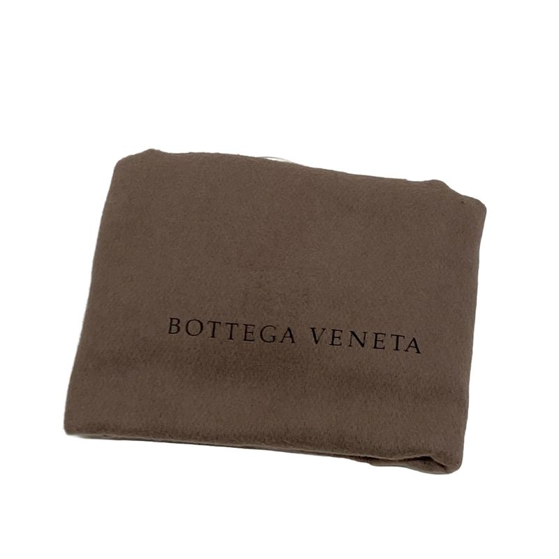 Bottega Veneta Shoulder Bag Excellent Condition Intrecciato Black Leather