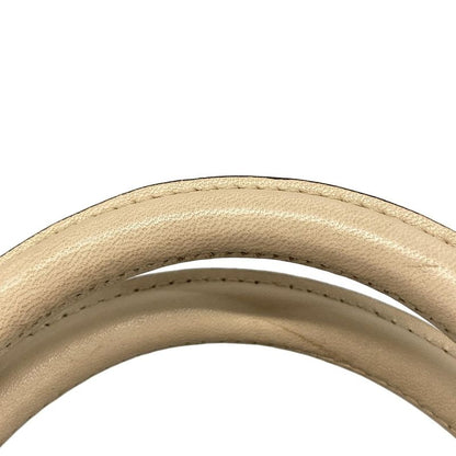 Loewe Handbag Bounce Bag Beige Leather