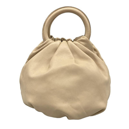 Loewe Handbag Bounce Bag Beige Leather
