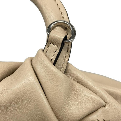 Loewe Handbag Bounce Bag Beige Leather