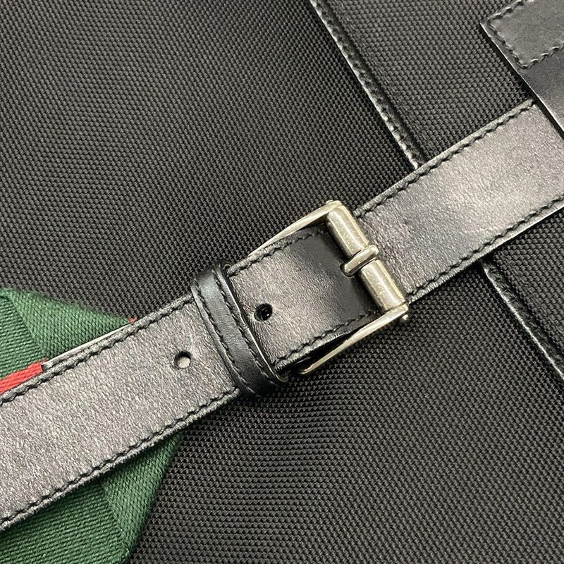 Gucci Backpack Sac Tecno Canvas Backpack 337075 Black