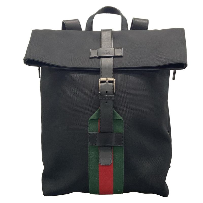Gucci Backpack Sac Tecno Canvas Backpack 337075 Black