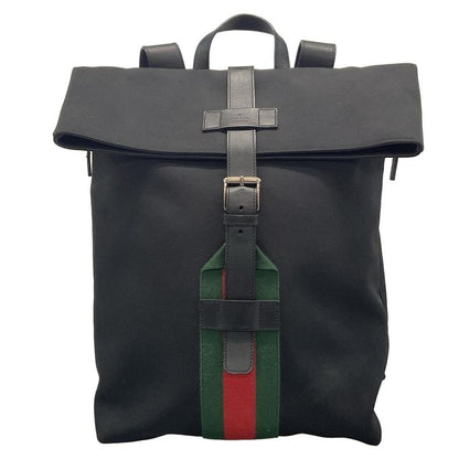 Gucci Backpack Sac Tecno Canvas Backpack 337075 Black