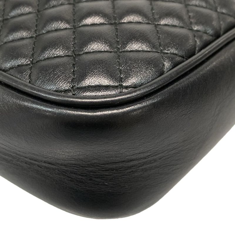 Gucci Shoulder Bag GG Marmont Sherry (Web) 541051 Black X Green X Red Quilted